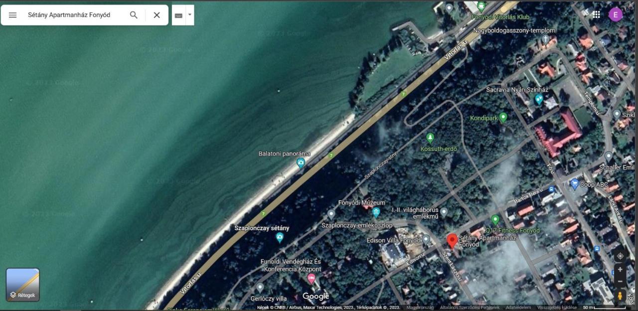 Sétány Apartmanház Fonyód Kültér fotó